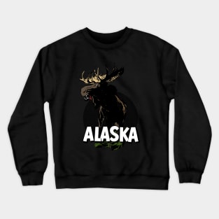 Vintage Alaska Moose Crewneck Sweatshirt